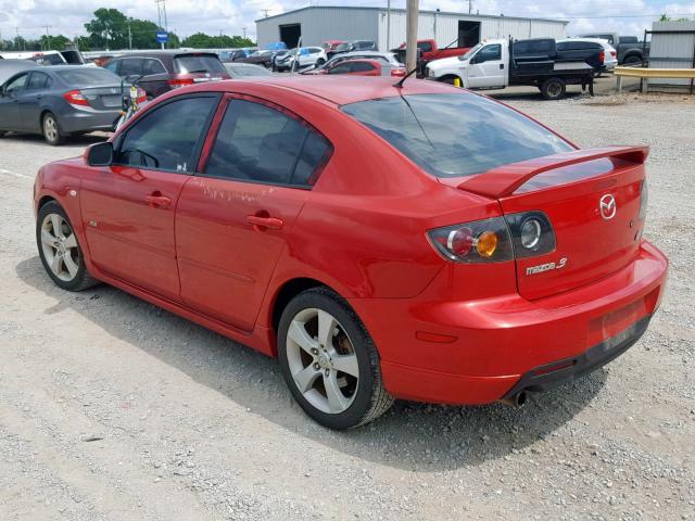 JM1BK323461428300 - 2006 MAZDA 3 S RED photo 3