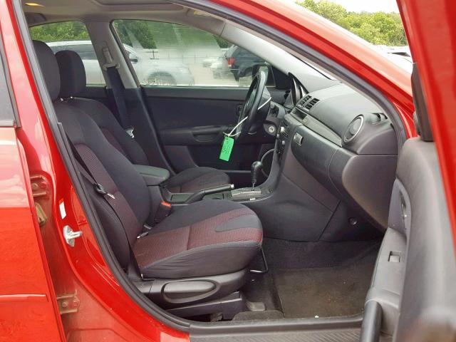 JM1BK323461428300 - 2006 MAZDA 3 S RED photo 5