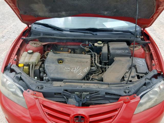 JM1BK323461428300 - 2006 MAZDA 3 S RED photo 7