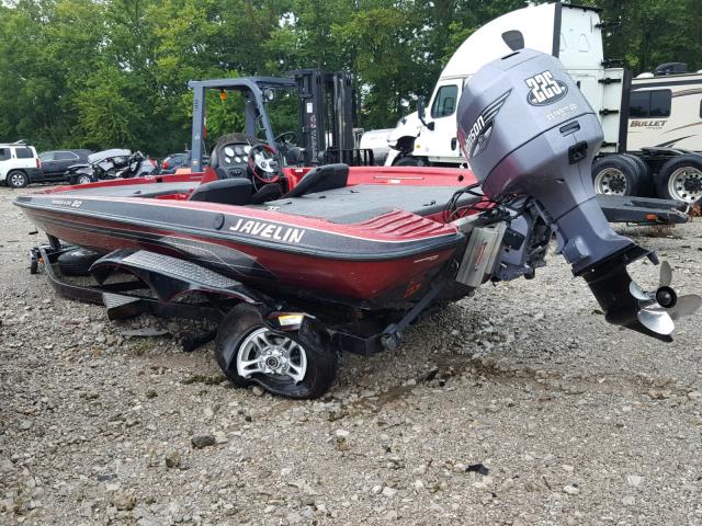 0ML2B144G900 - 2000 JAVE BOAT RED photo 3