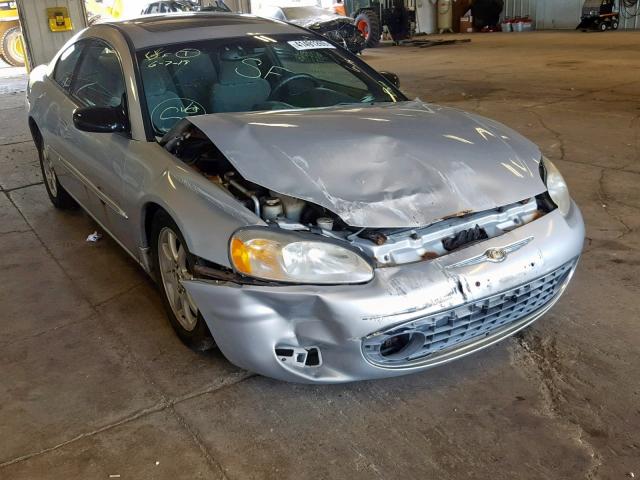 4C3AG42G21E043327 - 2001 CHRYSLER SEBRING LX SILVER photo 1