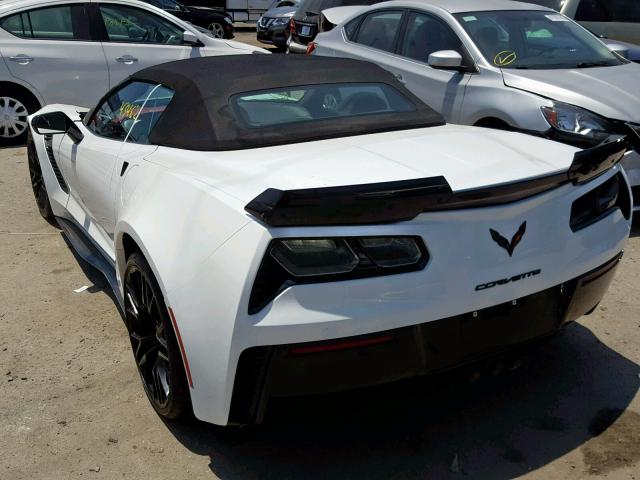 1G1YS3D62G5608508 - 2016 CHEVROLET CORVETTE 2 WHITE photo 3