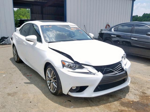 JTHBF1D29F5073516 - 2015 LEXUS IS 250 WHITE photo 1