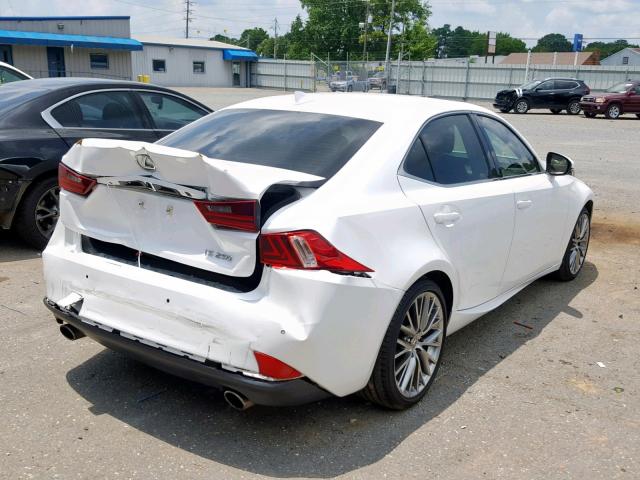 JTHBF1D29F5073516 - 2015 LEXUS IS 250 WHITE photo 4