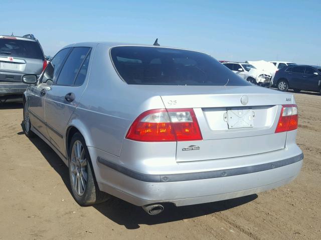 YS3EH45G733010533 - 2003 SAAB 9-5 AERO SILVER photo 3