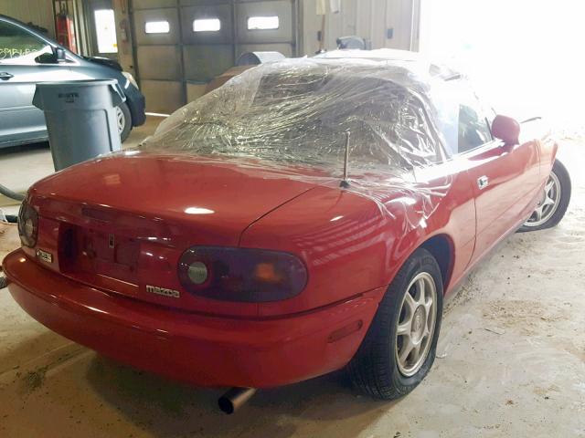 JM1NA3537V0734763 - 1997 MAZDA MX-5 MIATA RED photo 4