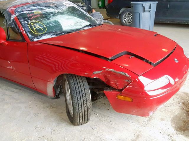 JM1NA3537V0734763 - 1997 MAZDA MX-5 MIATA RED photo 9