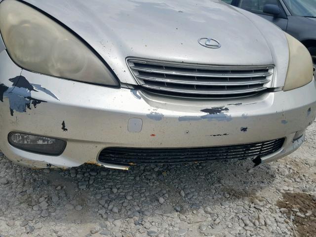 JTHBA30G145007440 - 2004 LEXUS ES 330 SILVER photo 9