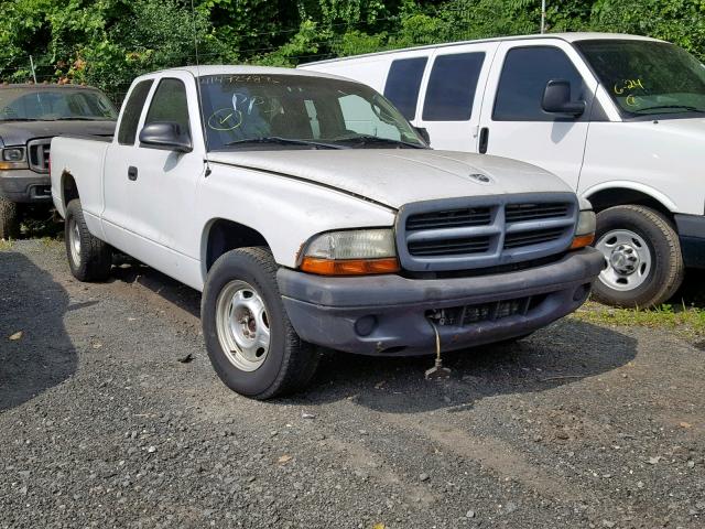 1D7HL12X33S270378 - 2003 DODGE DAKOTA SXT WHITE photo 1