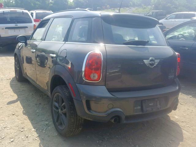 WMWZC5C55DWP32174 - 2013 MINI COOPER S C GRAY photo 3