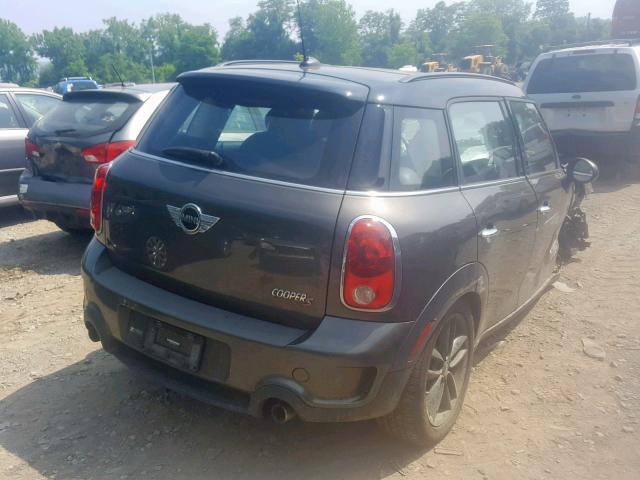 WMWZC5C55DWP32174 - 2013 MINI COOPER S C GRAY photo 4