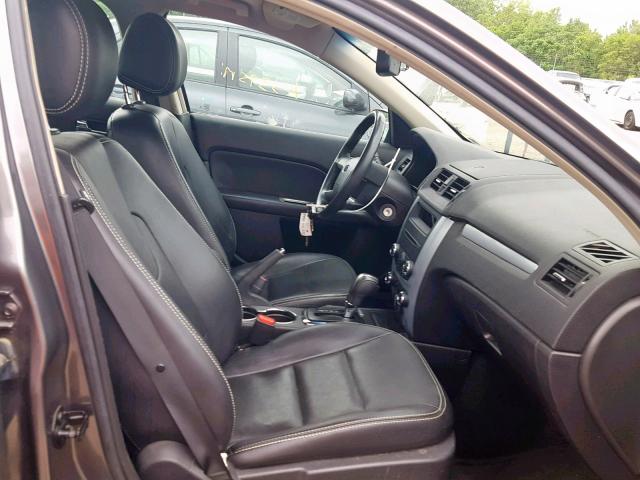 3FAHP0JA7CR437316 - 2012 FORD FUSION SEL GRAY photo 5