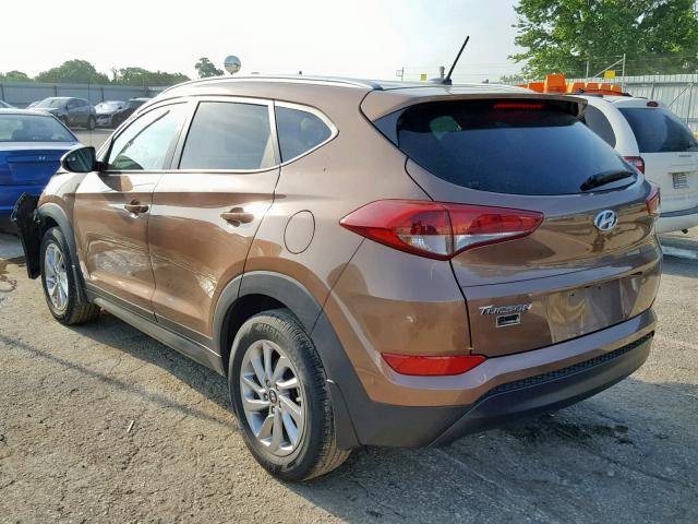 KM8J33A40GU166791 - 2016 HYUNDAI TUCSON LIM BROWN photo 3