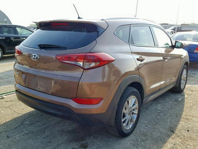 KM8J33A40GU166791 - 2016 HYUNDAI TUCSON LIM BROWN photo 4