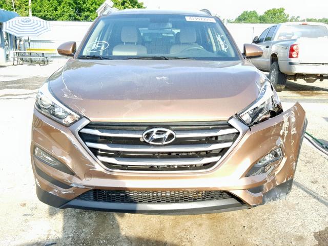 KM8J33A40GU166791 - 2016 HYUNDAI TUCSON LIM BROWN photo 9