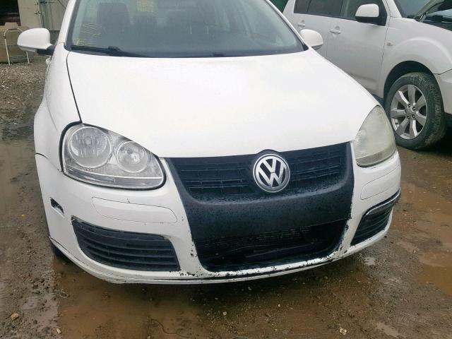 3VWNF81K86M808750 - 2006 VOLKSWAGEN JETTA 2.5L WHITE photo 9