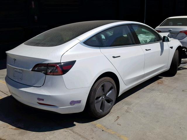 5YJ3E1EA7JF152978 - 2018 TESLA MODEL 3 WHITE photo 4