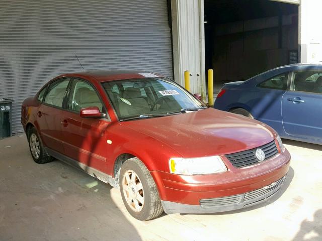 WVWMA63B9XE228462 - 1999 VOLKSWAGEN PASSAT GLS BURGUNDY photo 1