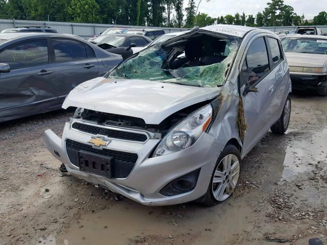 KL8CB6S96EC566300 - 2014 CHEVROLET SPARK LS SILVER photo 2