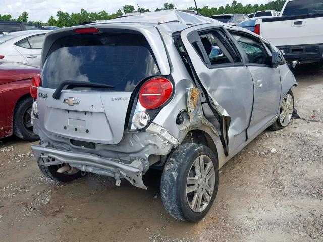 KL8CB6S96EC566300 - 2014 CHEVROLET SPARK LS SILVER photo 4