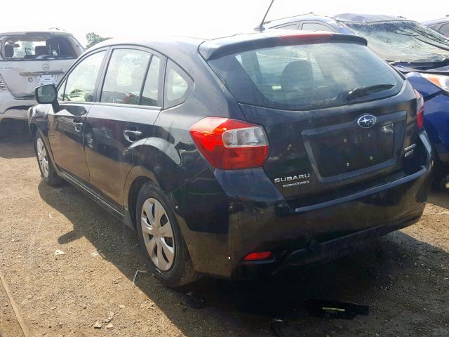 JF1GPAA68E8249387 - 2014 SUBARU IMPREZA BLACK photo 3