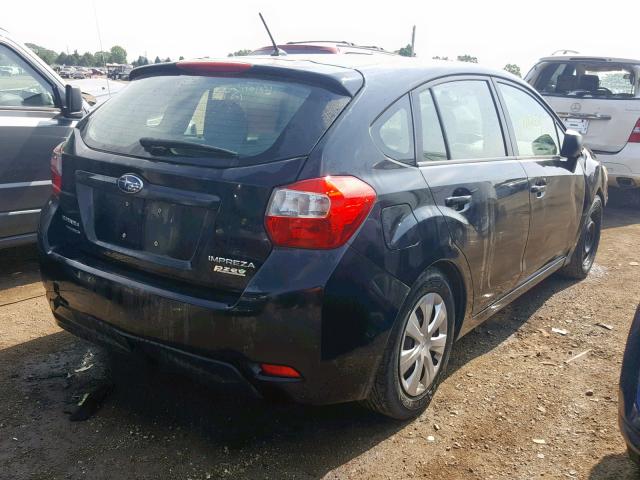 JF1GPAA68E8249387 - 2014 SUBARU IMPREZA BLACK photo 4