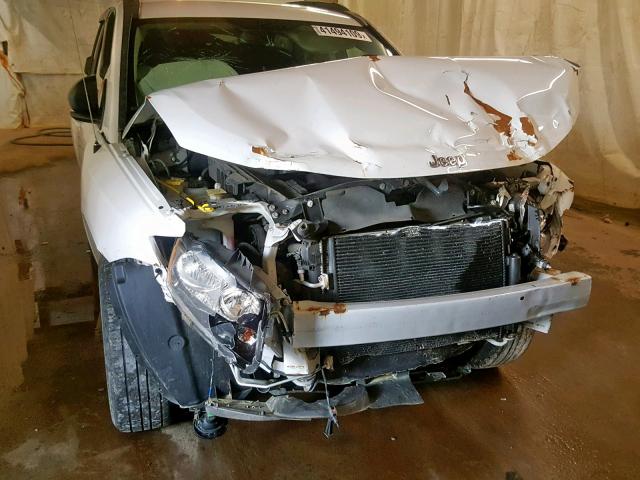 1C4NJDBB3ED706615 - 2014 JEEP COMPASS SP თეთრი ფოტო 9