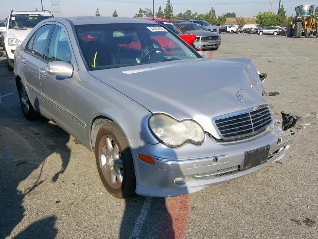 WDBRF61J51F122544 - 2001 MERCEDES-BENZ C 240 SILVER photo 1