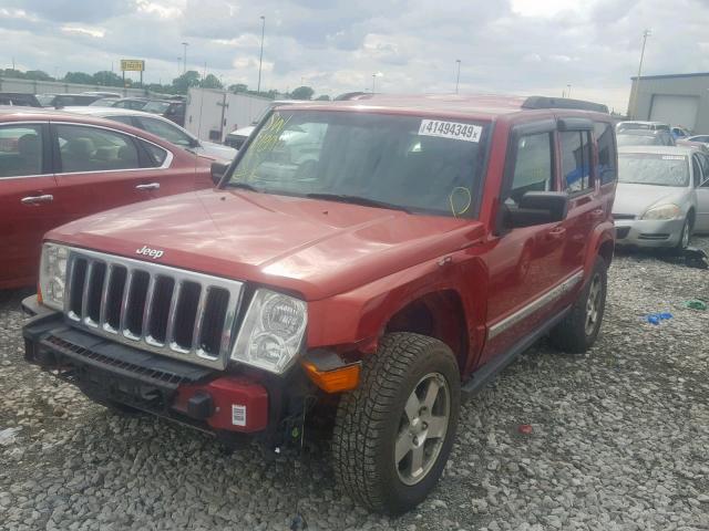 1J4RG4GK7AC108868 - 2010 JEEP COMMANDER RED photo 2