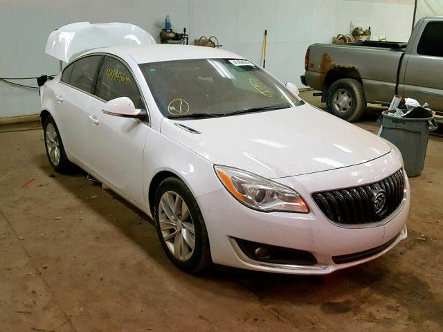 2G4GK5EX9E9321801 - 2014 BUICK REGAL WHITE photo 1