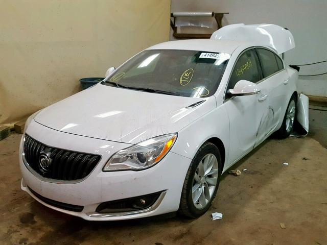 2G4GK5EX9E9321801 - 2014 BUICK REGAL WHITE photo 2