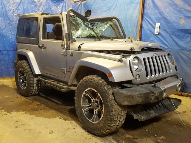 1C4AJWBG5FL739774 - 2015 JEEP WRANGLER S ნაცრისფერი ფოტო 1