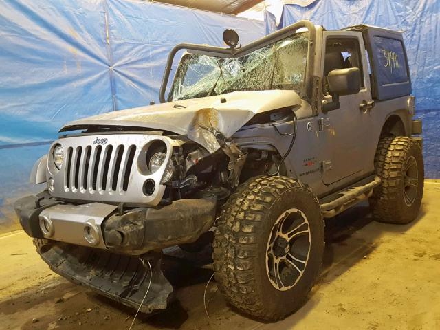 1C4AJWBG5FL739774 - 2015 JEEP WRANGLER S ნაცრისფერი ფოტო 2