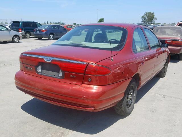 1FAFP66L2YK120883 - 2000 FORD CONTOUR SE RED photo 4