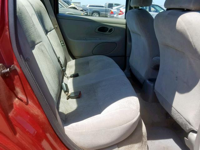 1FAFP66L2YK120883 - 2000 FORD CONTOUR SE RED photo 6