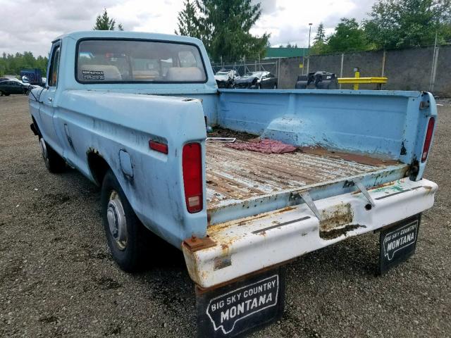 F25SPFA8529 - 1979 FORD F-250 BLUE photo 3