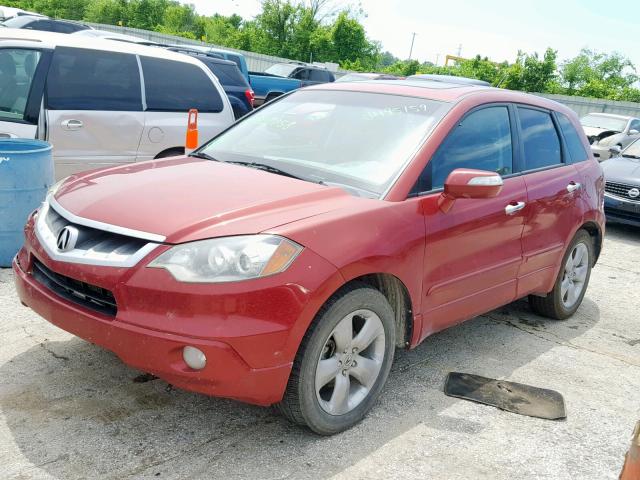 5J8TB18597A022758 - 2007 ACURA RDX TECHNO RED photo 2