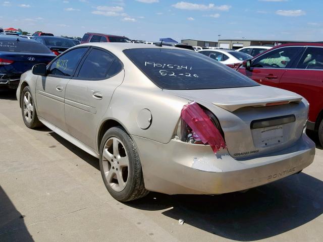 2G2WP552381164182 - 2008 PONTIAC GRAND PRIX GOLD photo 3