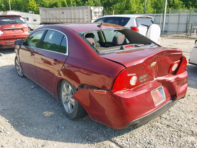 1G1ZC5E15BF278768 - 2011 CHEVROLET MALIBU 1LT 栗色 照片 3