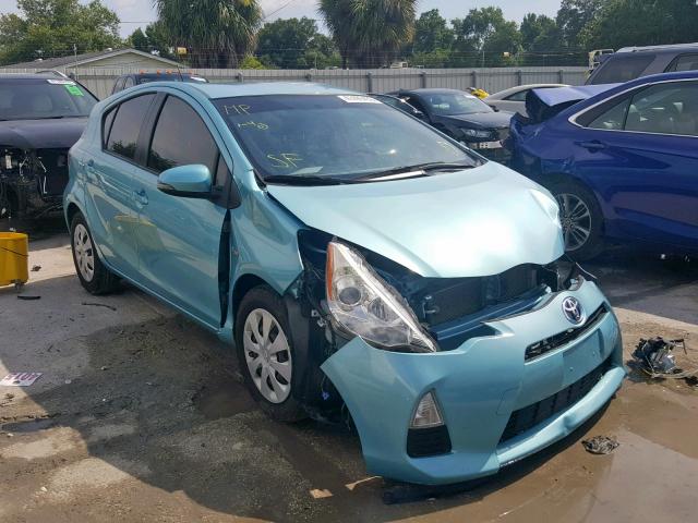 JTDKDTB35C1014092 - 2012 TOYOTA PRIUS C BLUE photo 1