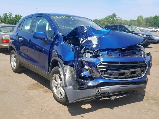 3GNCJNSB4HL176531 - 2017 CHEVROLET TRAX LS BLUE photo 1