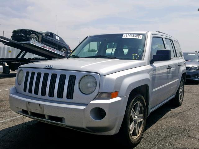 1J8FT28W47D398511 - 2007 JEEP PATRIOT SP SILVER photo 2