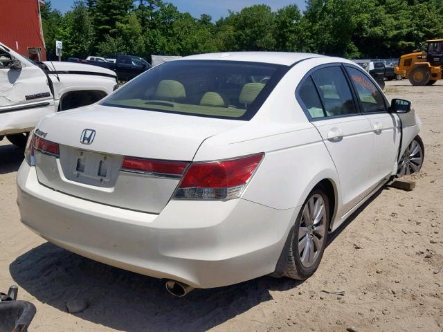 1HGCP2F8XBA059010 - 2011 HONDA ACCORD EXL WHITE photo 4