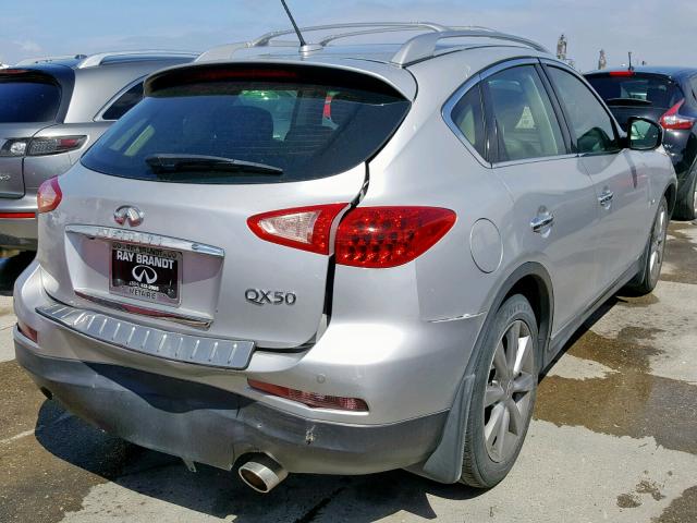 JN1BJ0HP5EM211043 - 2014 INFINITI QX50 SILVER photo 4