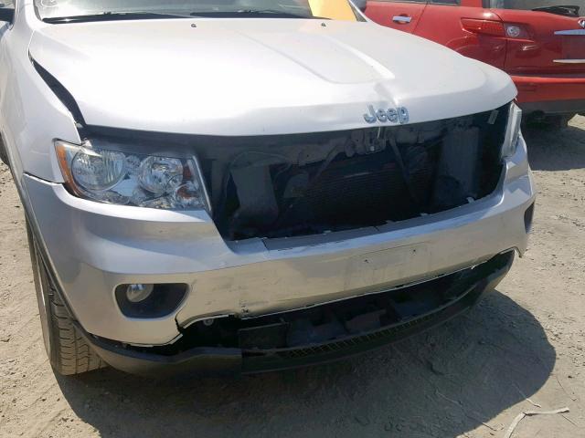 1J4RS4GG9BC553964 - 2011 JEEP GRAND CHER SILVER photo 9