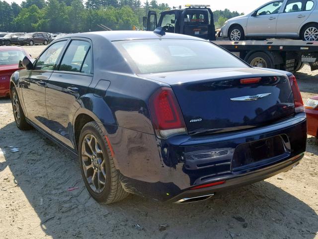 2C3CCAGG9FH814296 - 2015 CHRYSLER 300 S BLUE photo 3