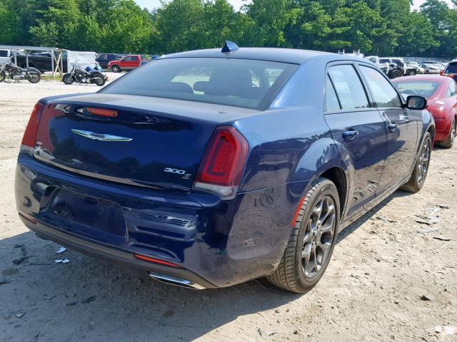 2C3CCAGG9FH814296 - 2015 CHRYSLER 300 S BLUE photo 4