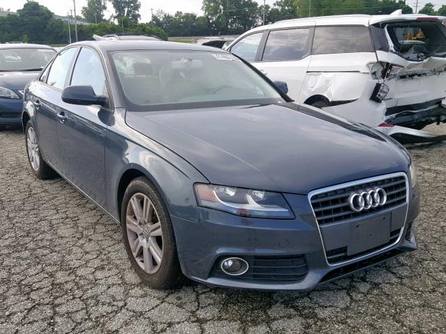 WAUAFAFL5AN016562 - 2010 AUDI A4 PREMIUM GRAY photo 1