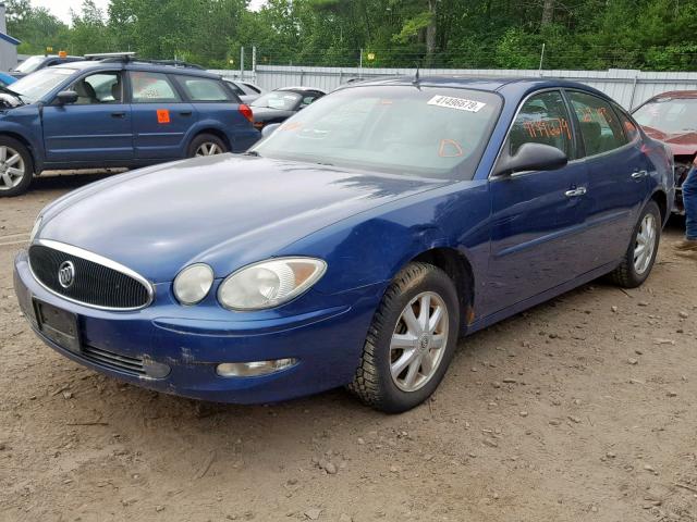 2G4WD532651220274 - 2005 BUICK LACROSSE C BLUE photo 2