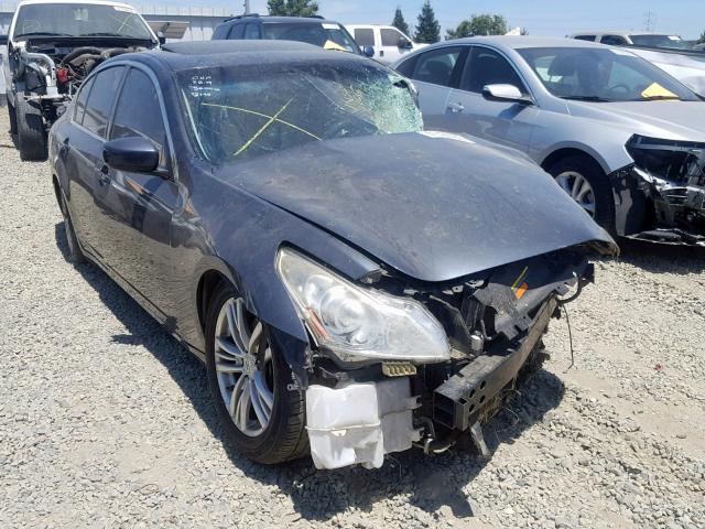 JN1DV6AP9BM831593 - 2011 INFINITI G25 BASE GRAY photo 1